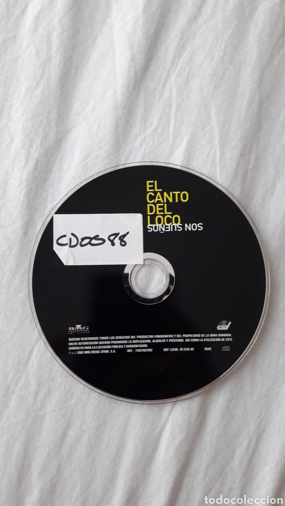 CDs de m&uacute;sica: EL CANTO DEL LOCO. SON SUE&Ntilde;OS - Foto 3