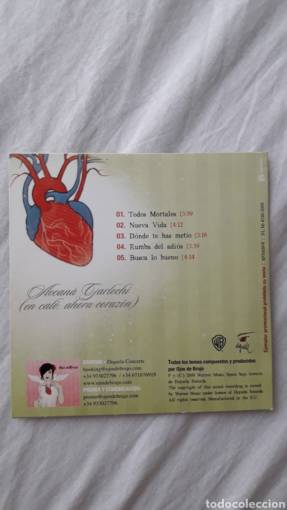 CDs de m&uacute;sica: OJOS DE BRUJO. AOCAN&Aacute; - Foto 2
