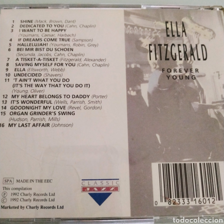 CDs de m&uacute;sica: Ella fitzgerald forever young - Foto 2