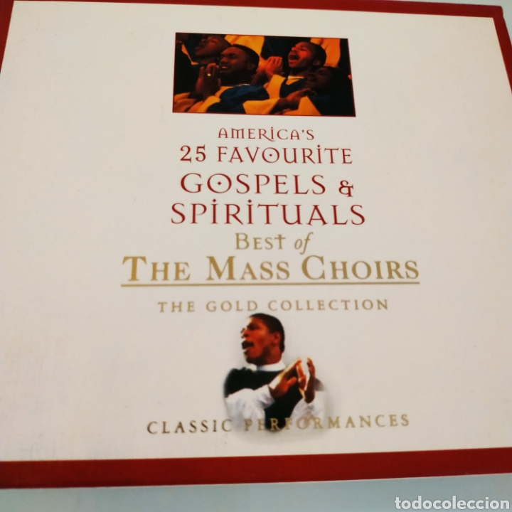 CDs de M&uacute;sica: Estuche 2 CDs gospels y spirituals