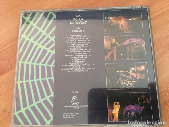 CDs de m&uacute;sica: LA POLLA RECORDS EN DIRECTO PC-175 (CDIB1) - Foto 3