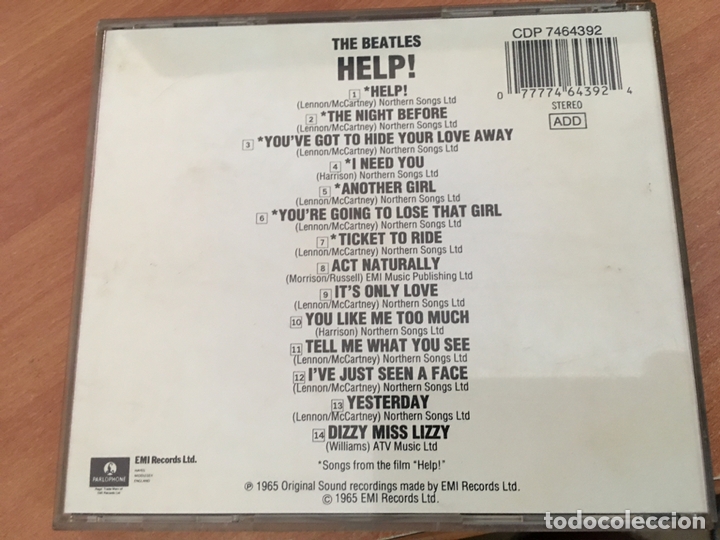 CDs de m&uacute;sica: THE BEATLES (HELP) CD (CDIB1) - Foto 3