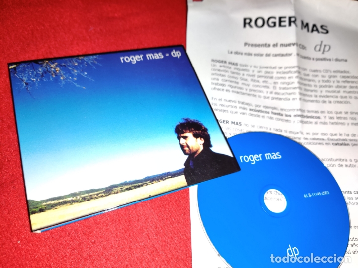 Musik-CDs: ROGER MAS DP CD 2003 K industria CATALA + HOJA PROMO