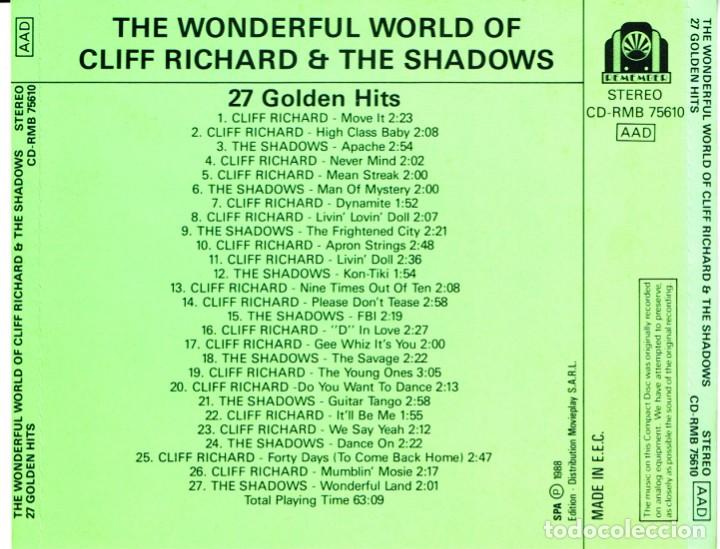CDs de m&uacute;sica: Cliff Richard and the Shadows - CD - Foto 2