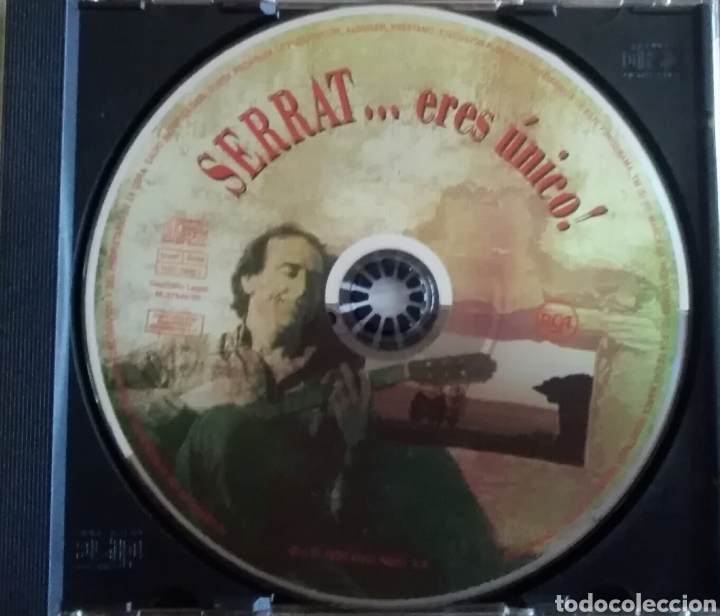 CDs de m&uacute;sica: SERRAT ... Eres &uacute;nico - Foto 2
