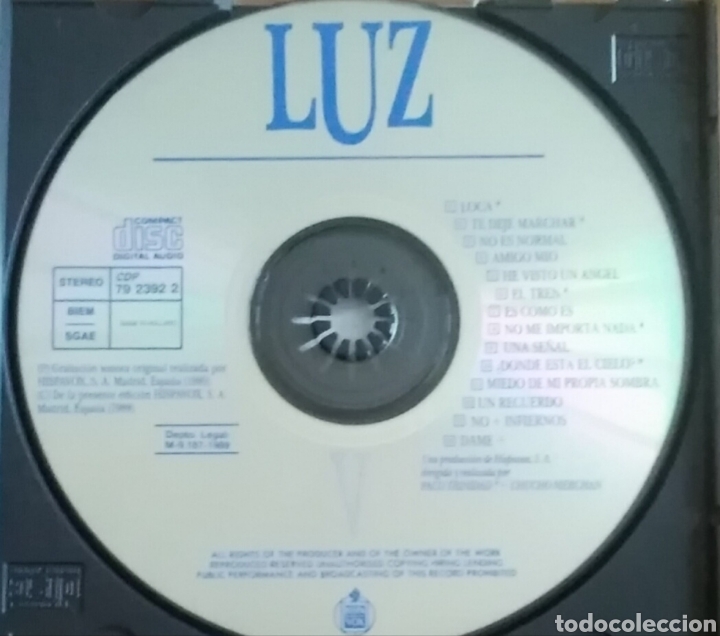 CDs de m&uacute;sica: LUZ ,V - Foto 2