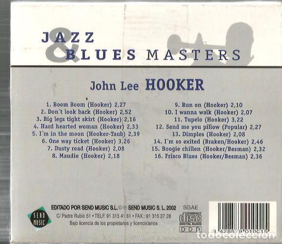 CDs de m&uacute;sica: CD JOHN LEE HOOKER : JAZZ BLUES MASTERS - Foto 2