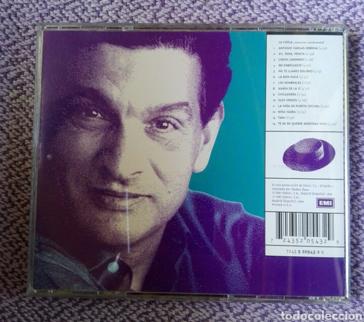 CDs de m&uacute;sica: CD Carlos Cano - La Copla, memoria sentimental - Foto 2