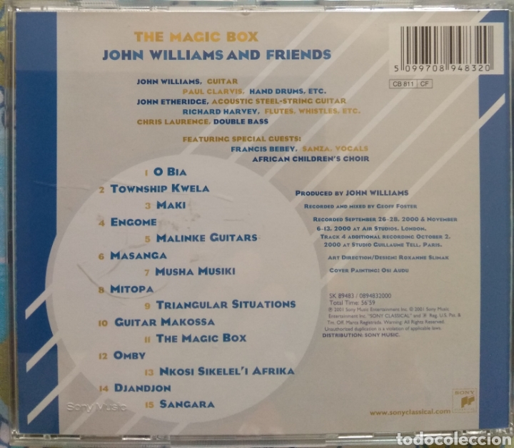 CDs de m&uacute;sica: John Williams &nbsp;The Magic Box - Foto 2