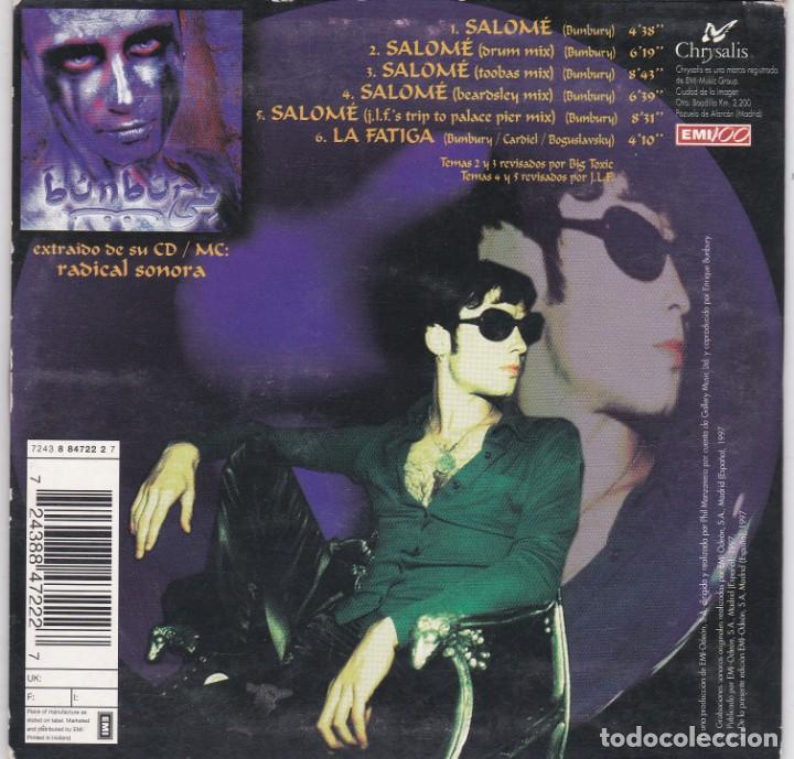 CDs de m&uacute;sica: Bunbury - Salom&eacute; - CD maxi single . - Foto 2
