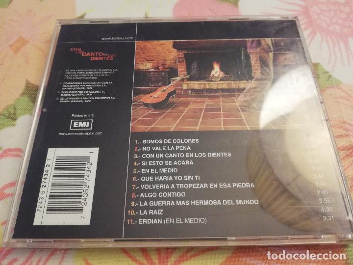 CDs de m&uacute;sica: TONTXU. CON UN CANTO EN LOS DIENTES (CD) - Foto 4