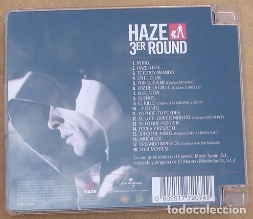 CDs de m&uacute;sica: HAZE - 3&ordm; ROUND (CD) 2008 - 18 TEMAS - Foto 3