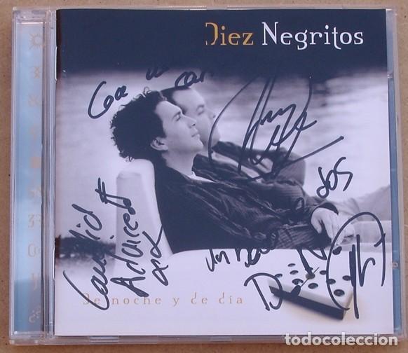 CD de M&uacute;sica: DIEZ NEGRITOS -  DE NOCHE Y DE DIA (CD) 2004 - 10 TEMAS - CON DEDICATORIA Y AUTOGRAFO
