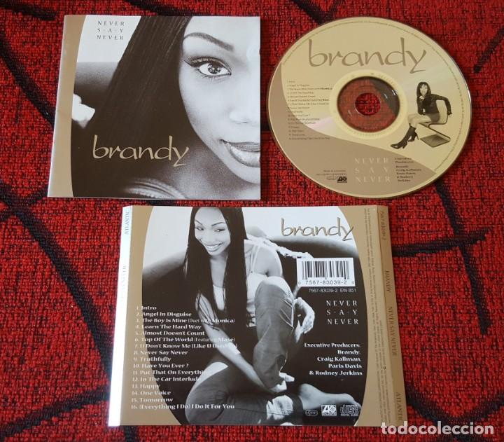 CDs de M&uacute;sica: BRANDY NEVER SAY NEVER CD ORIGINAL 1998
