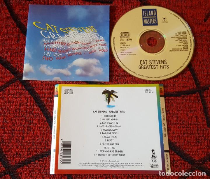 CDs de m&uacute;sica: CAT STEVENS GREATEST HITS CD ORIGINAL 1988 - Foto 1