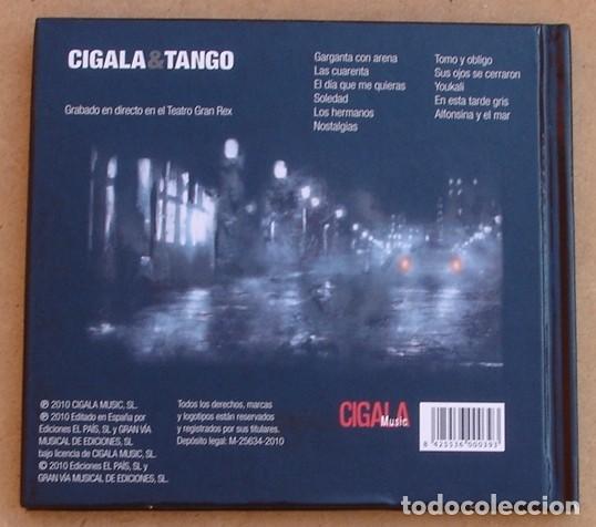 CDs de m&uacute;sica: DIEGO EL CIGALA - CIGALA & TANGO (CD) 2010 - 11 TEMAS - Foto 3