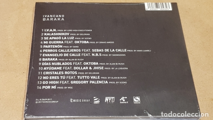 CDs de Música: IVAN CANO / BARAKA / DIGIPACK-CD - EC MUSIC-2017 / 14 TEMAS / PRECINTADO. - Foto 2 - 198299825