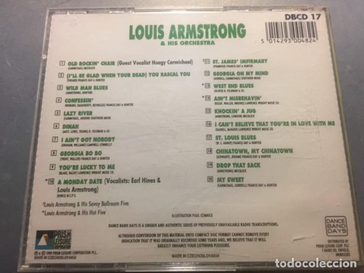 CDs de m&uacute;sica: CD LOUIS ARMSTRONG & HIS ORCHESTRA - Foto 2