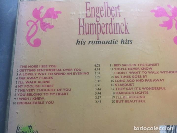 CDs de m&uacute;sica: CD ENGELBERT HUMPERDINCK HIS ROMANTIC HITS - Foto 2