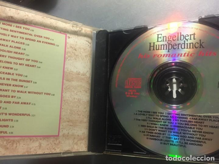 CDs de m&uacute;sica: CD ENGELBERT HUMPERDINCK HIS ROMANTIC HITS - Foto 3