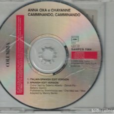 CDs de Música: ANNA OXA WITH CHAYANNE - CAMMINANDO, CAMMINANDO (TWO VERSIONS) (CDSINGLE COLUMBIA 1999). Lote 171929742