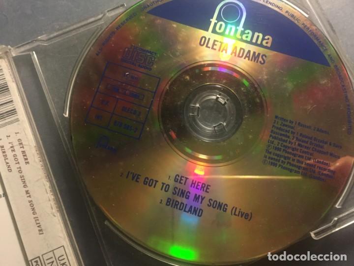 CDs de m&uacute;sica: CD SINGLE OLETA ADAMS GET HERE - Foto 2