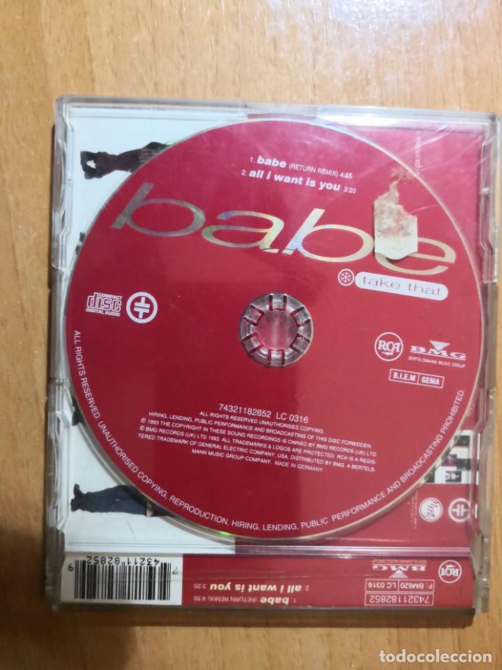 CDs de m&uacute;sica: TAKE THAT    Babe   2 temas EP - Foto 2
