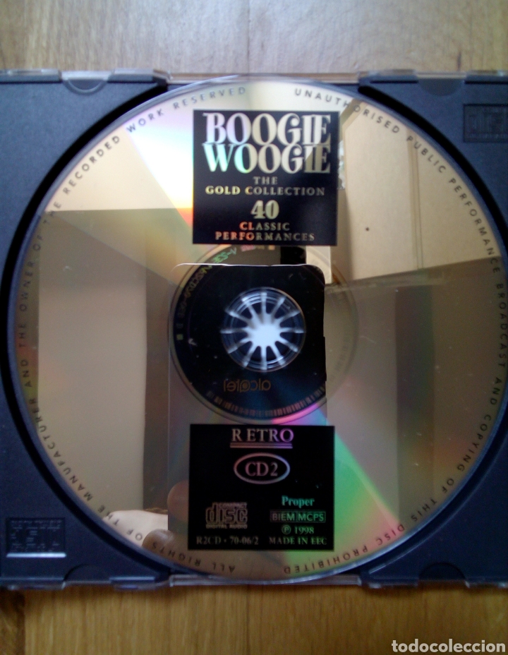 CDs de m&uacute;sica: Boogie Woogie - The gold collection, Proper, 1998. EEC. - Foto 13