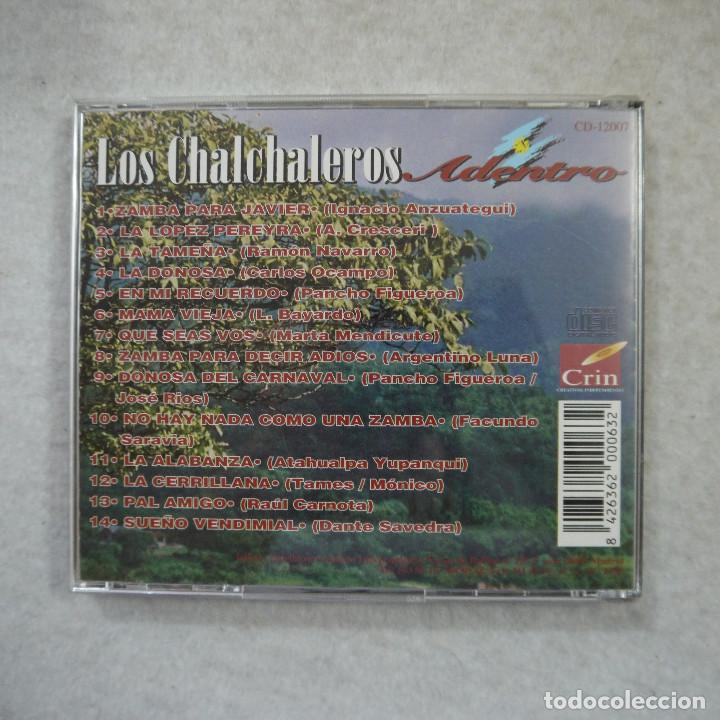 CDs de m&uacute;sica: LOS CHALCHALEROS - ADENTRO - CD 1996 - Foto 2