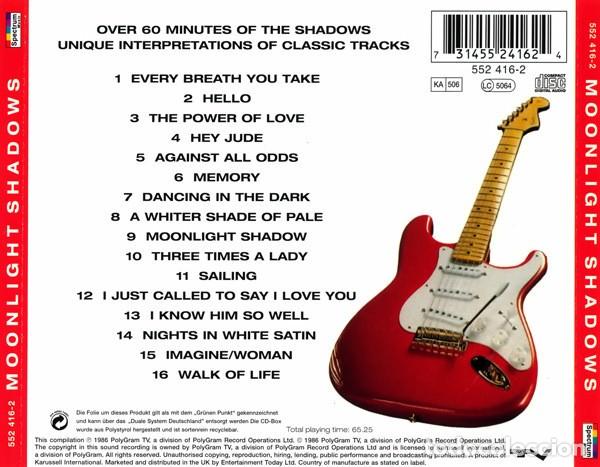 CDs de m&uacute;sica: The Shadows - Moonlight Shadows - cd - Foto 2