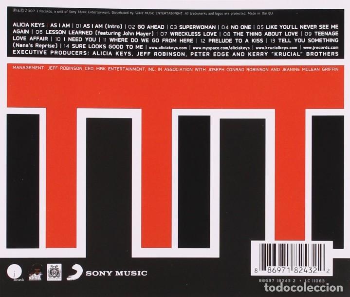 CDs de m&uacute;sica: Alicia Keys - As I Am  - CD - Foto 2
