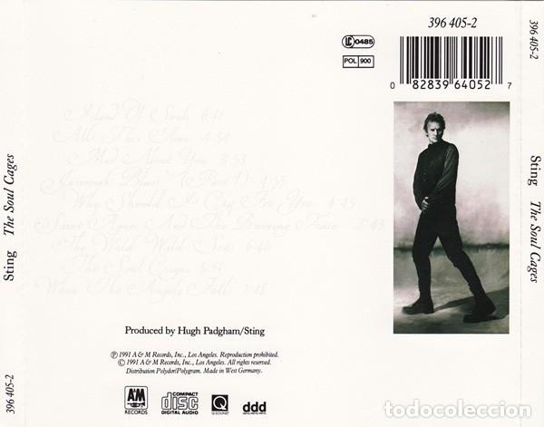 CDs de m&uacute;sica: Sting - The Soul Cages - CD - Foto 2