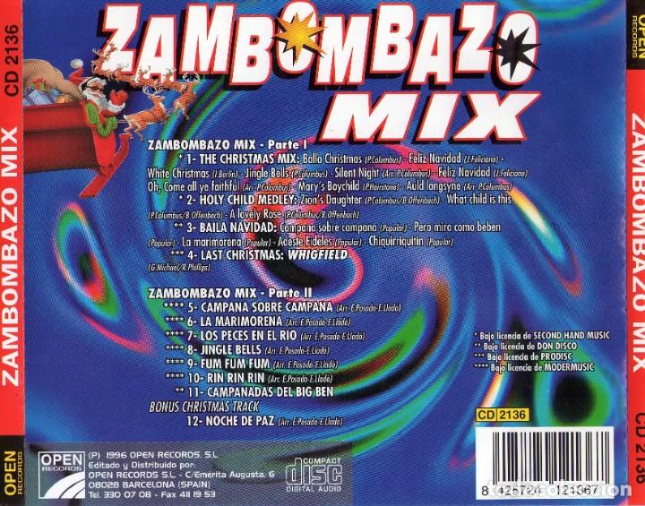 CDs de m&uacute;sica: zambombazo mix (1cd) 1996 - Foto 2