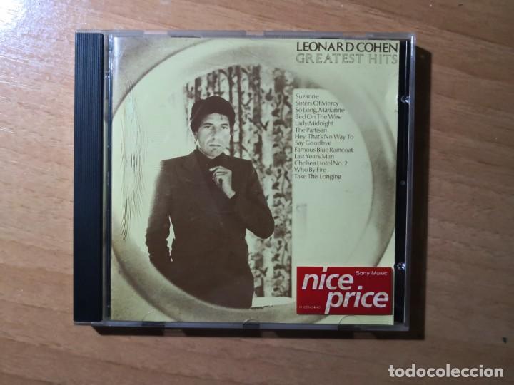 CDs de m&uacute;sica: LEONARD COHEN   Greatest Hits   12 temas - Foto 1