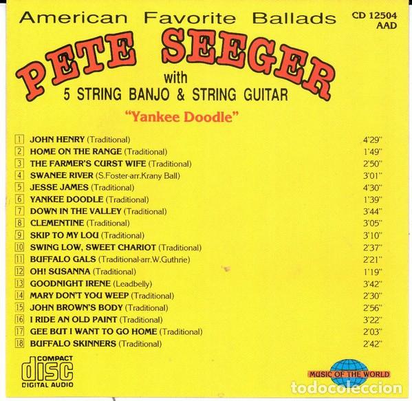 CDs de m&uacute;sica: Pete Seeger - Yankee Doodle - CD - Foto 2