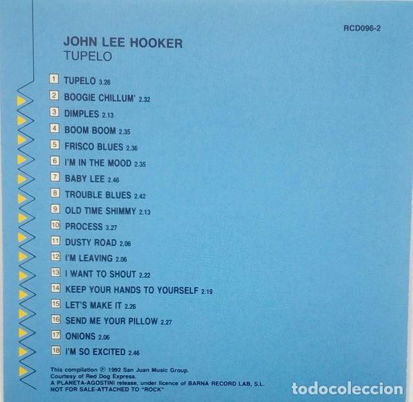 CDs de m&uacute;sica: John Lee Hooker - Tupelo  - CD - Foto 2