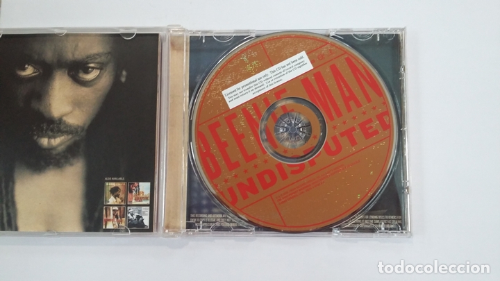 CDs de m&uacute;sica: BEENIE MAN. UNDISPUTED. CD. TDKCD21 - Foto 2