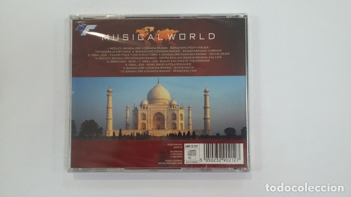CDs de m&uacute;sica: MUSICAL WORLD. INDIA. CD. TDKCD21 - Foto 2