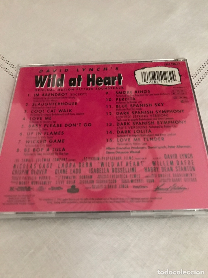 CDs de m&uacute;sica: CD Wild at heart (Coraz&oacute;n salvaje) - Foto 2