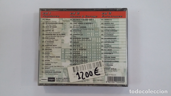 CDs de m&uacute;sica: BLANCO Y NEGRO - MIX 7. TRIPLE CD. TDKCD20 - Foto 2
