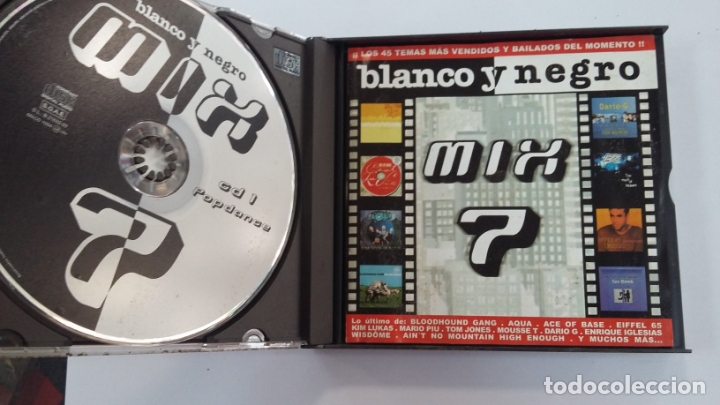 CDs de m&uacute;sica: BLANCO Y NEGRO - MIX 7. TRIPLE CD. TDKCD20 - Foto 3