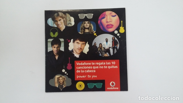 CDs de M&uacute;sica: VODAFONE TE REGALA LAS 10 CANCIONES QUE NO TE QUITAS DE LA CABEZA. CD. TDKCD21