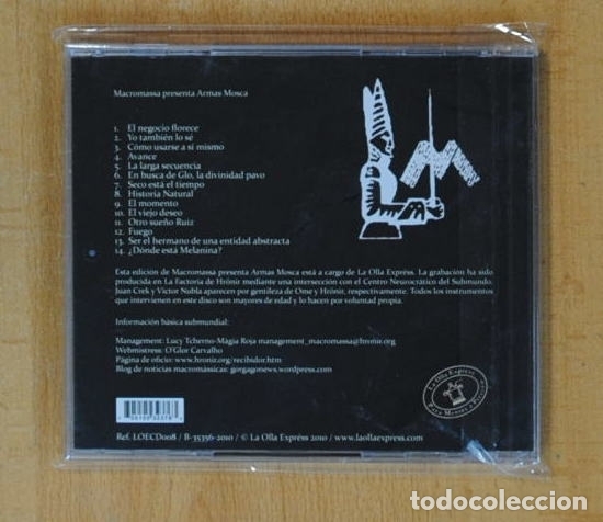 CDs de m&uacute;sica: MACROMASSA - ARMAS MOSCA - CD - Foto 2