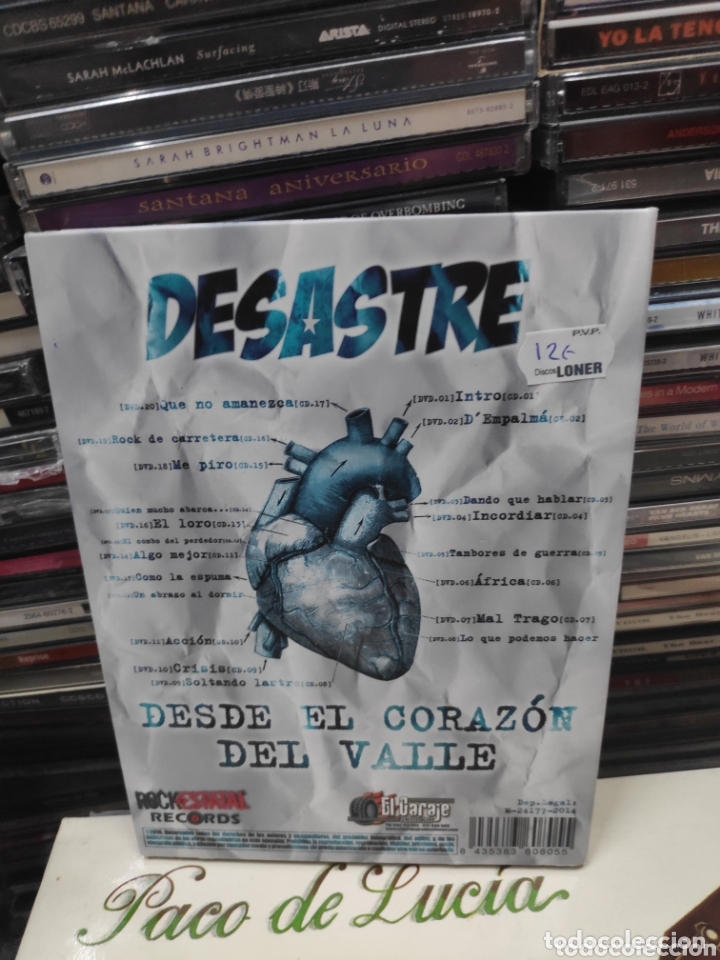 CDs de m&uacute;sica: Desastre desde el coraz&oacute;n del Valle CD DVD - Foto 2