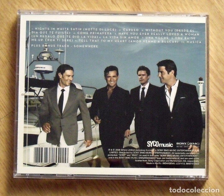 il divo. siempre. nights in white sain. caruso. Compra venta en