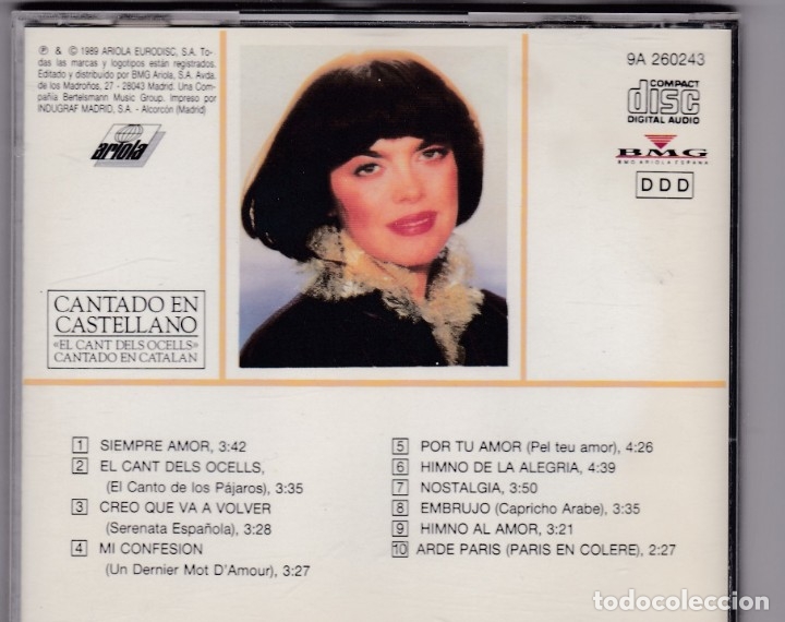 CDs de m&uacute;sica: Mireille Mathieu - Embrujo - CD - Foto 2