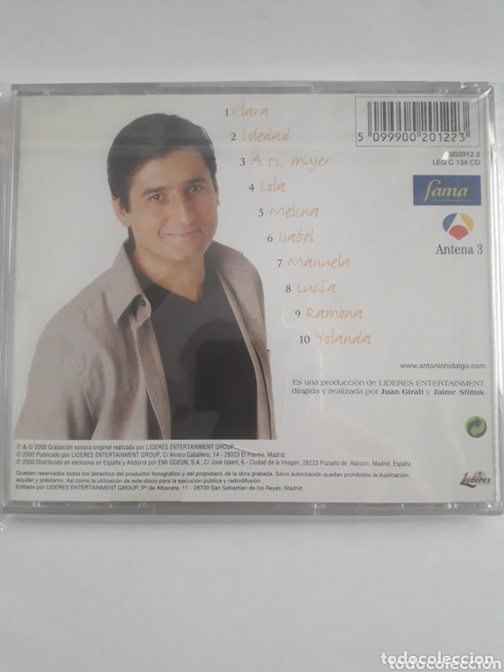 CDs de m&uacute;sica: Antonio Hidalgo. A ti Mujer. - Foto 2