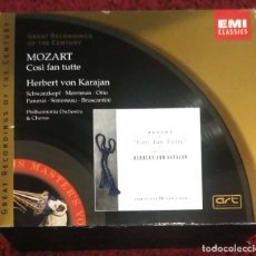 CDs de Música: MOZART (COSÌ FAN TUTTE) HERBERT VON KARAJAN - PHILHARMONIA ORCHESTRA & CHORUS - 3 CD'S 1999. Lote 292563468