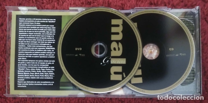 CDs de m&uacute;sica: MALU (GRACIAS) CD + DVD 2008 - Foto 3