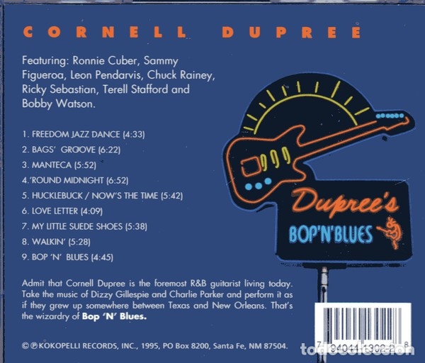 CDs de m&uacute;sica: Cornell Dupree - Bop N Blues - CD - Foto 2